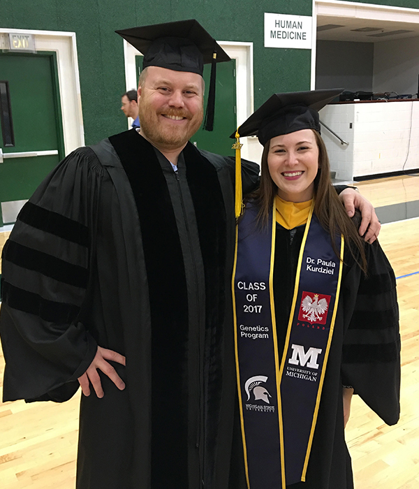 AJ and Kurdziel at Graduation