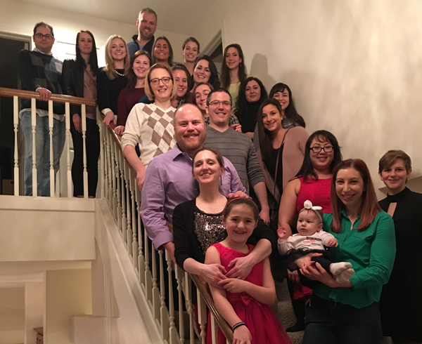 Robison, Mazei-Robison, Leinninger Lab Holiday Party 2016